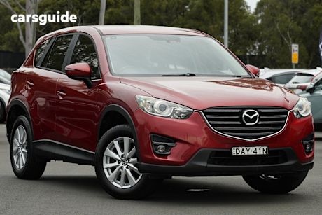 Red 2015 Mazda CX-5 SUV MAXX SPORT F
