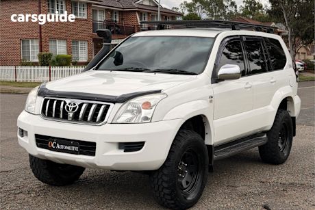 White 2009 Toyota Landcruiser Prado Wagon Gxl (4X4)
