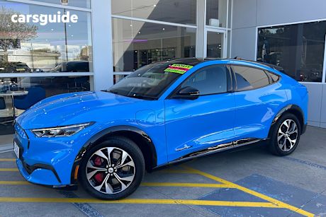 Blue 2023 Ford Mustang Mach-E SUV PREMIUM R