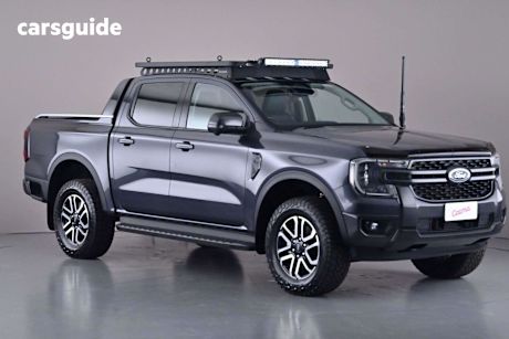 Grey 2022 Ford Ranger Double Cab Pick Up Sport 2.0 (4X4)