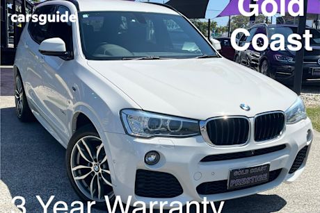White 2016 BMW X3 Wagon Xdrive 20D
