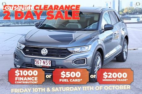 Grey 2020 Volkswagen T-ROC Wagon 140Tsi Sport