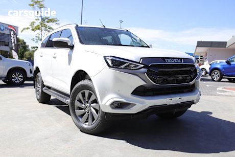 White 2024 Isuzu MU-X SUV LS-U 4X4