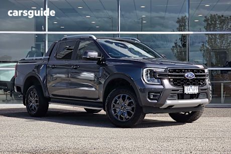 Grey 2024 Ford Ranger Ute Tray WILDTRAK 4X4