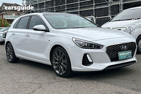 White 2017 Hyundai I30 Hatchback Sr Premium