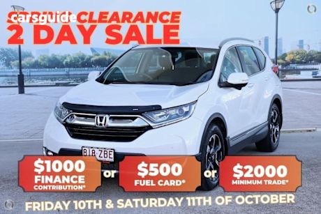 White 2019 Honda CR-V Wagon Vti-S (2Wd)
