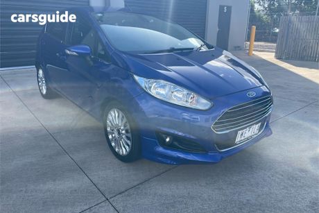 Blue 2014 Ford Fiesta Hatchback Sport
