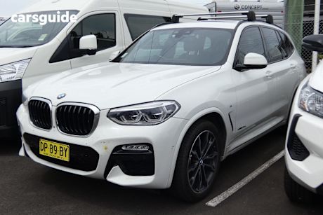 White 2017 BMW X3 SUV XDRIVE30D 4X4