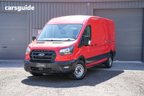 Red 2020 Ford Transit Commercial 350L F