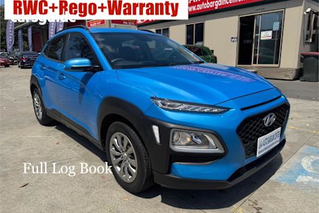 Blue 2020 Hyundai Kona Wagon Go (Fwd)