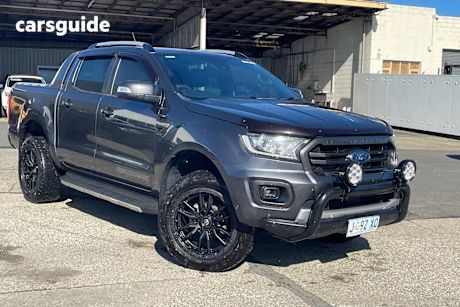 Grey 2019 Ford Ranger Double Cab Pick Up Wildtrak 2.0 (4X4)