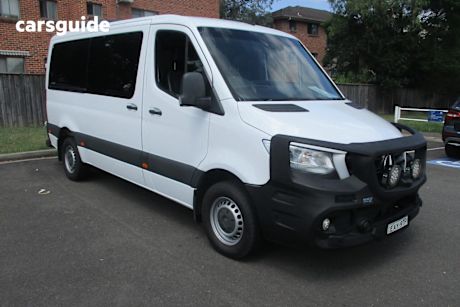 White 2019 Mercedes-Benz Sprinter Van 419Cdi Vs30 Mwb Rwd