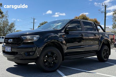 Black 2021 Ford Ranger Ute Tray XLS 4X4