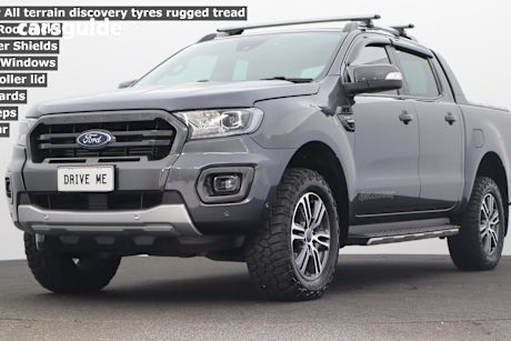 Grey 2020 Ford Ranger Ute Tray WILDTRAK 4X4