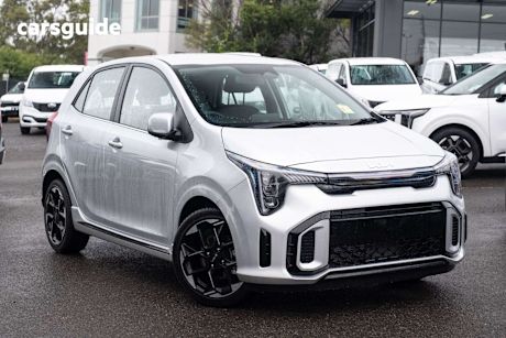 Silver 2025 Kia Picanto Hatch GT-LINE F