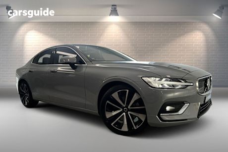 Grey 2024 Volvo S60 Sedan Ultimate B5 Bright Mhev