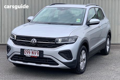 Silver 2024 Volkswagen T-Cross SUV 85TSI LIFE F