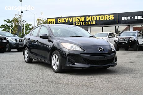 Black 2013 Mazda Mazda3 Sedan NEO F