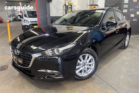 Black 2016 Mazda 3 Sedan Touring