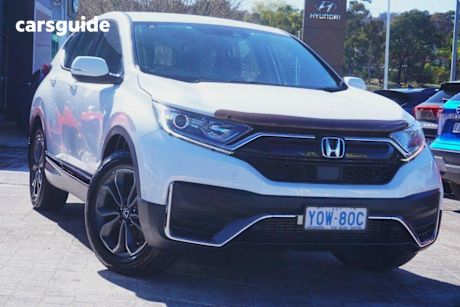 White 2021 Honda CR-V Wagon Vti L (Awd) 5 Seats