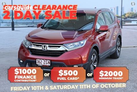 Red 2019 Honda CR-V Wagon Vti (2Wd)