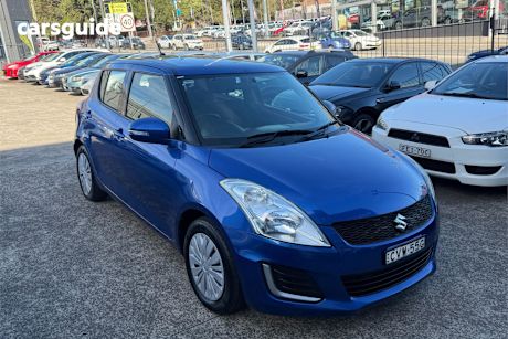 Blue 2014 Suzuki Swift Hatchback Gl