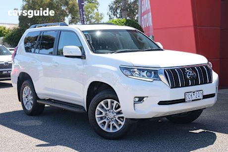 White 2020 Toyota Landcruiser Prado SUV GXL 4X4