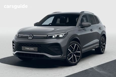 Grey 2025 Volkswagen Tiguan SUV 195TSI R-LINE 4WD