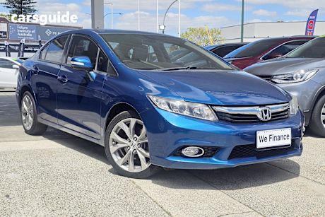 Blue 2012 Honda Civic Sedan Sport