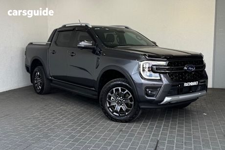 Grey 2024 Ford Ranger Double Cab Pick Up Wildtrak 3.0 (4X4)