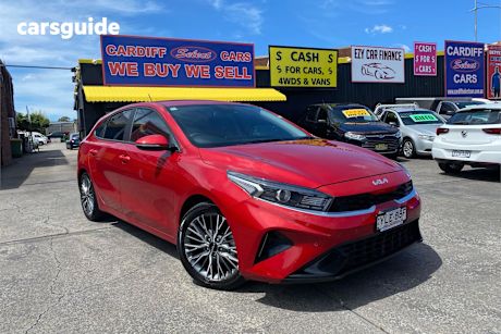 Red 2021 Kia Cerato Hatchback Sport