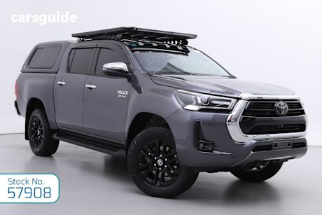 Grey 2023 Toyota Hilux Double Cab Pick Up Sr5 + Premium Interior (4X4)