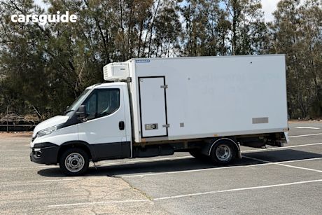 White 2020 Iveco Daily Ute Tray