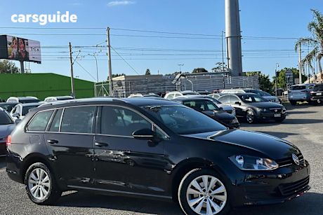 Black 2014 Volkswagen Golf Wagon 90 Tsi Comfortline