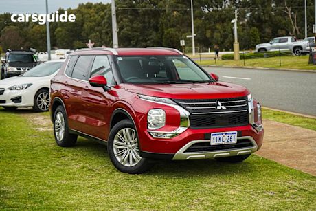 Red 2024 Mitsubishi Outlander Wagon Ls 7 Seat (2Wd)