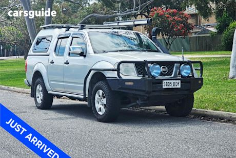 Silver 2008 Nissan Navara Ute Tray ST-X 4X4