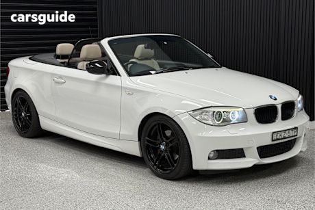 White 2012 BMW 1 Convertible 118D R