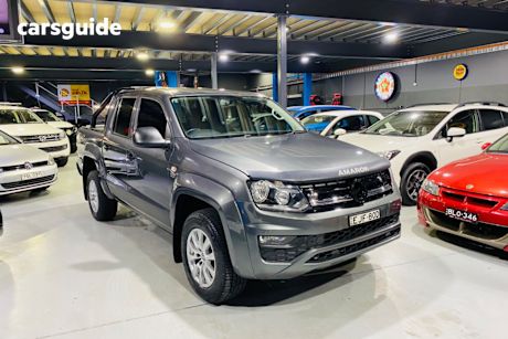 Grey 2020 Volkswagen Amarok Dual Cab Utility Tdi550 Core 4Motion (4X4)