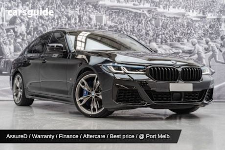 Black 2022 BMW 5 Sedan M550I XDRIVE 4WD