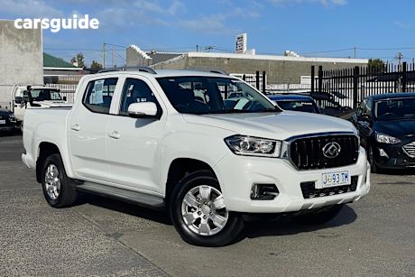 White 2021 LDV T60 Ute Tray PRO 4X4