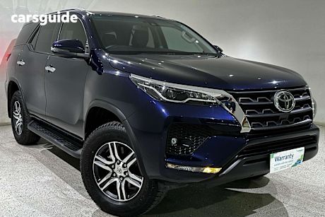 Blue 2022 Toyota Fortuner SUV GXL 4X4