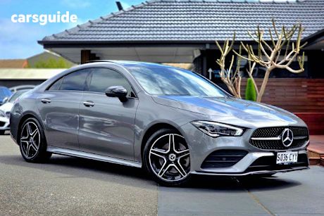 Grey 2021 Mercedes-Benz CLA250 Coupe 4Matic