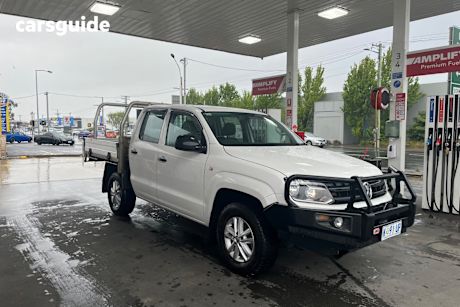 White 2019 Volkswagen Amarok Dual Cab Utility Tdi420 Core 4Motion (4X4)