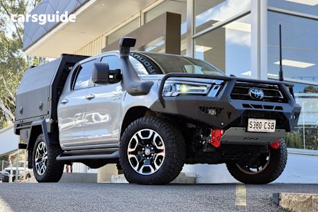 Silver 2022 Toyota Hilux Ute Tray SR5 4X4