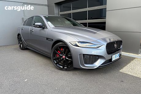 Grey 2021 Jaguar XE Sedan P300 R-DYNAMIC BLACK 4WD