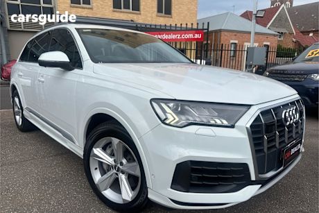 White 2020 Audi Q7 Wagon 45 Tdi Quattro (Hybrid)
