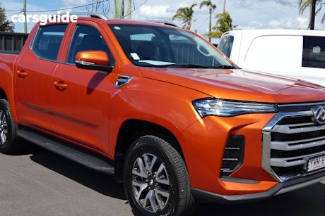 Orange 2024 LDV T60 Ute Tray MAX PRO 4X4