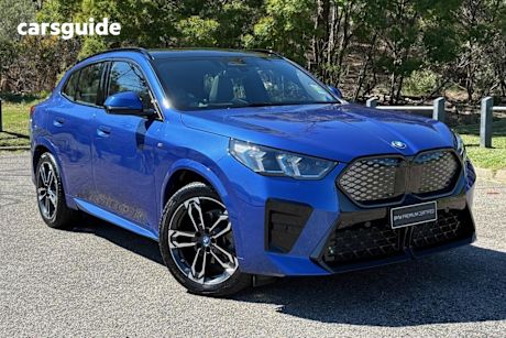 Blue 2024 BMW IX2 Wagon Edrive20 M Sport