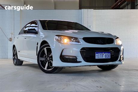 White 2016 Holden Commodore Sedan Sv6 Black Pack