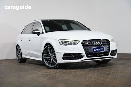 White 2016 Audi S3 Hatchback Sportback 2.0 Tfsi Quattro